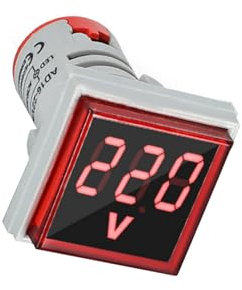 Voltmetro da 50 a 500 V Display a LED Rilevatori di tensioni Strumento di misurazione elettrico per applicazioni domestiche e industriali