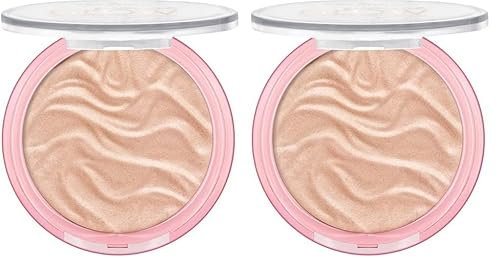 Essence Cosmetics iluminador luminoso gimme GLOW, resultado inmediato, luminoso, reluciente, 9 g (Paquete de 2)