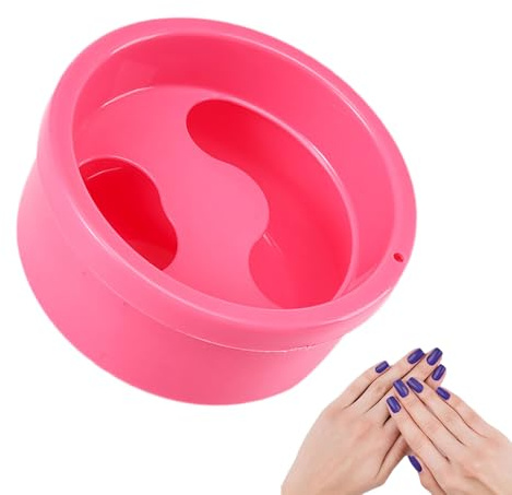 Cuenco para remojo de uñas, bandeja de manicura de manos, lavabo compacto para el cuidado de las uñas con diseño cómodo, solución de preparación de uñas, cuenco de spa para ablandamiento de cutículas