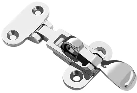 1 pièce de manille de bateau, accessoires de verrouillage de pont de trappe de casier, pince verrouillable en acier inoxydable, matériel de trappe de casier