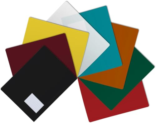 Conipa Schnellhefter A4 Bunt, 8 Stück, PP-Kunststoff, stabil | Farbsortierte Kunststoff-Schnellhefter, PVC-frei, mit Beschriftungsfeld und blickdichtem Deckblatt