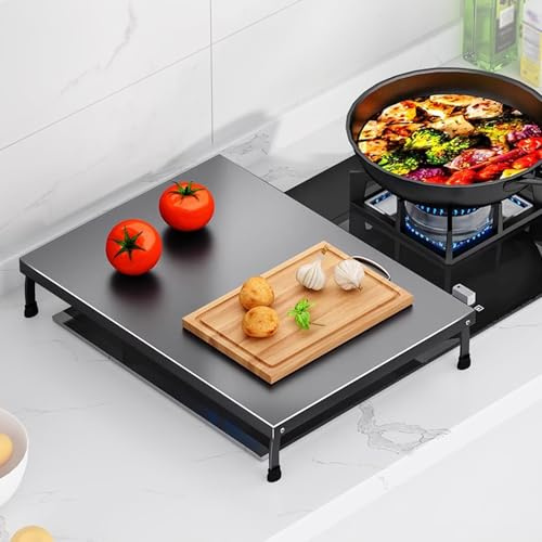 Multiusos Cubre Encimera Gas, Plegable Protector Cocina Gas, Encimera Cocina, Cubre Encimera Ahorra Espacio(35cm/12in)