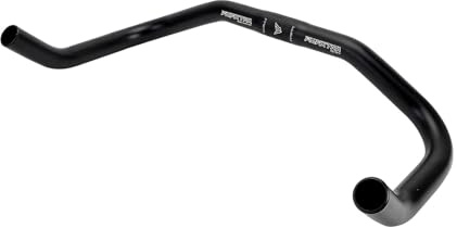 Okiyakusama Fahrradlenker Bullhorn Lenker Fahrradlenker Aluminiumlegierung Ergonomisch Mehrfachgriff Leicht für Mountainbike Fixie Road Bike Reise Alltag, 25.4 X 390 Mm