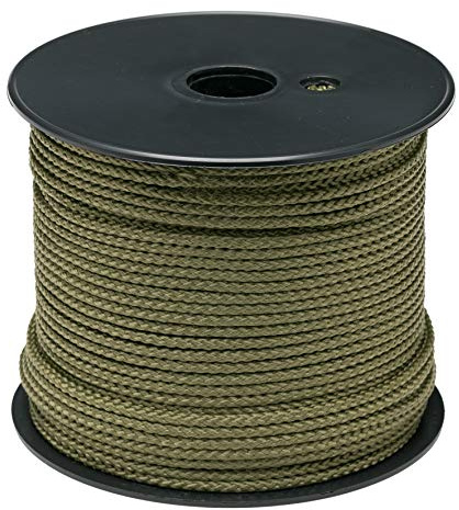 Corde kaki, polypropylène tressé, diamètre 3,5 mm, longueur ± 100m, 413K Flandria