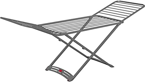 AC-Déco Grafit Gimi Wäscheständer, 20 m, Kunststoff, Grau