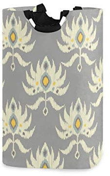 Mnsruu Panier à Linge Pliable avec poignée Gris