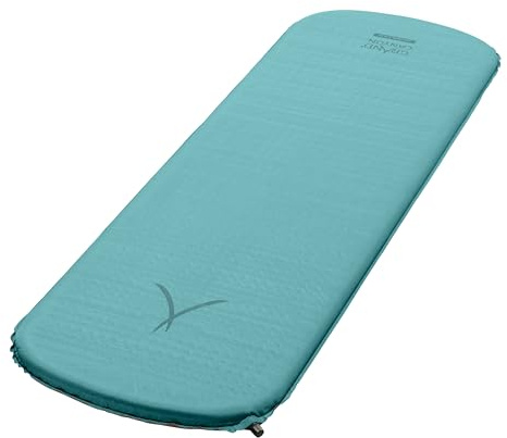 Grand Canyon HATTAN 5.0 M - Materasso da campeggio autogonfiabile, materasso ad aria - 185x55x5,0cm - Meadowbrook (verde turchese)