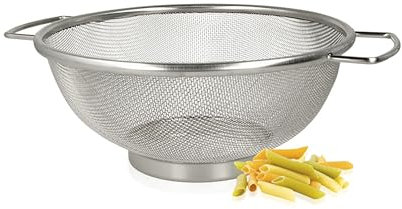 Metaltex 185326000 Standsieb, Edelstahl, Ø 20 cm, Silber