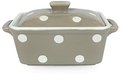 Nada Home Burriera in Ceramica Isabelle Rose in Pois pirofila portaburro teglia Forno 5031