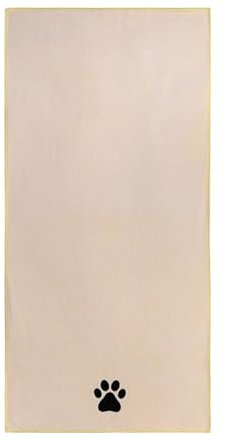 Hundehandtuch, hochsaugfähiges Mikrofaser-Haustierhandtuch, Mikrofaser-Haustier-Badetuch für Hunde Katzen Haushalt, maschinenwaschbar, trocknergeeignet, Beige