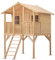 Wood&Play Borys Maison de Jeu pour Enfants - Bricolage Facile à Assembler - Construction sûre, Robuste et Durable - Bois - Matériau Inoffensif et renouvelable - 180x190cm