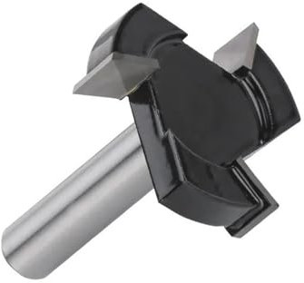 Spoilboard-Oberflächenfräse CNC-Fräser for die Oberflächenbearbeitung von Spoilboards, 1/4 Zoll und 1/2 Zoll Schaft, Plattenabflachungsfräser, Hobelfräser, Holzhobelfräser(6.35mm)