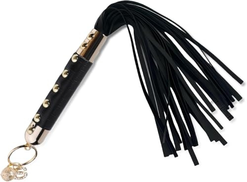 Fouet en Cuir Gode Poignée Confortable Fouet Sexy Érotique Cravache Fessée | Fétiche Accessoires de Bondage Durables Sex Toys SM Jeu de Rôle Jouets Sexuels pour Couples