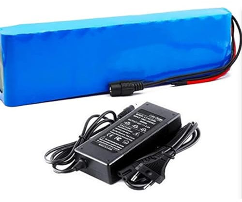 Pacco batteria agli ioni di litio con caricabatteria, batteria al litio da 36 V 30 Ah 13s3p Pacco batteria agli ioni di litio per motocicletta, auto elettrica, bicicletta, scooter 10S3P30000mah+car