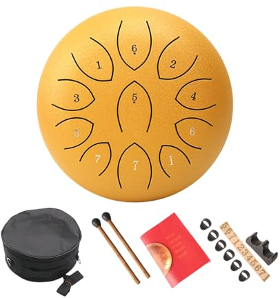 11 Töne Kleine Stahlzungentrommel Percussionsinstrument Handpans Trommel Ätherische Trommel Für Meditationen Heilungskonzert