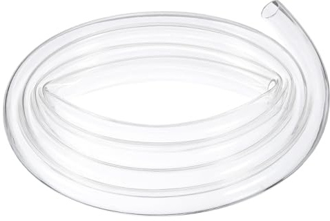 QUARKZMAN Tubo Flexible de PVC, 20mm de ID x 25mm de OD - 3 Metros de Largo Tubos de Agua de Vinilo Transparente, Tubería de Agua Plástico Ligero y Flexible para Tanque y Acuario