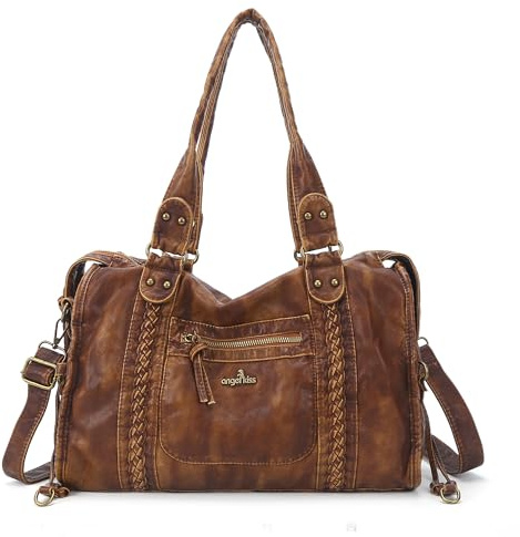 Angel Kiss Hobo-Taschen für Damen, veganes Leder, Hobo-Umhängetasche, große Tragetasche, Umhängetasche