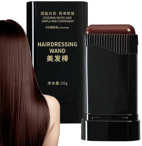 Carylooks Stick Per Tintura Per Capelli, Pennello Istantaneo Per Ritocco Capelli Grigi, Bastoncino Colorante Per Capelli Impermeabile E Resistente Al Sudore, Pettine Per Tintura Temporanea Portatile