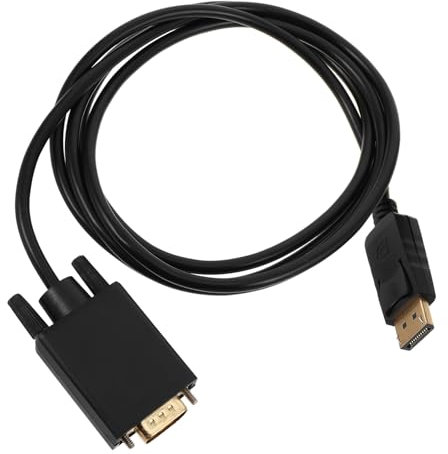 DIYEAH 1.8m Conversor De Señales Displayport Vga Cable Displayport para Monitor Adaptador De Pantalla Vga