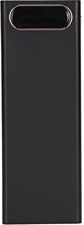 CHICIRIS Avtagbar LCD 20X Batterifas Smart Batteriladdare Fast Charge 22.5W Power Bank Box Dual USB Portable Power Supply Support Flera Enheter (Svart)