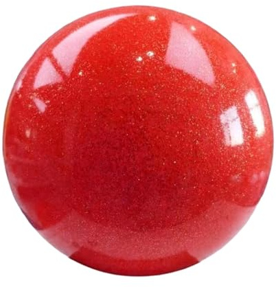 rockible Attrezzatura Portatile da Palestra per Esercizi di Danza con Palla da Ginnastica Ritmica da 15 cm per Allenamento, Prestazioni, competizioni, Rosso