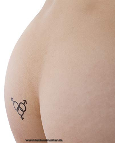 20 x MMF Tattoo Logo in schwarz - Sexy Kinky Wifesharing Tattoo (20)