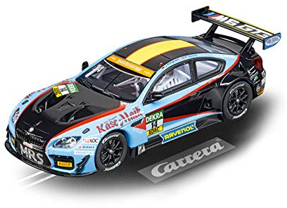 Carrera Digital 132 BMW M6 GT3 Molitor Racing, No.14 Rennauto | Slotcar für Rennbahn | Front- & Rück- & Bremslicht | Digital steuerbar | Maßstab 1:32 | Spielzeug für Kinder ab 8 Jahre & Erwachsene