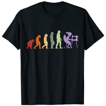 Couture Quilting cadeau machine à coudre Évolution Tricotage T-Shirt