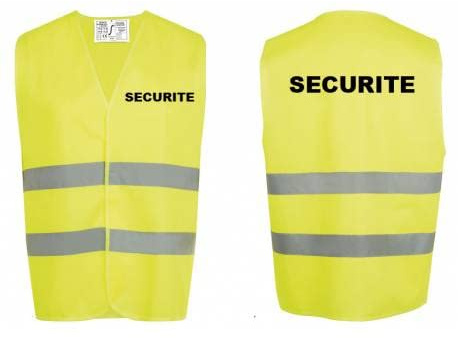 ATEQ UNIFORME Gilet Sécurité Jaune (S/M)