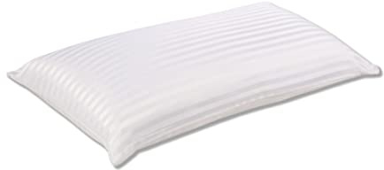 Seasons - Almohada Infantil de Fibra, 105 cm, Extrasuave, Antiácaros, Almohada Baja Firmeza, con Doble Funda con Cremallera, Funda Exterior Satén Algodón, Fabricado en España