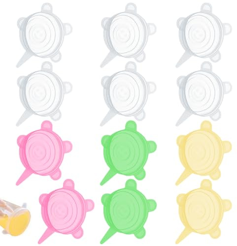Couvercles boîtes de conserve pots confiture yaourt, 12 Pièces | La Laitière adaptables, Écologiques, Réutilisables, Sans BPA, Lavage au lave-vaisselle