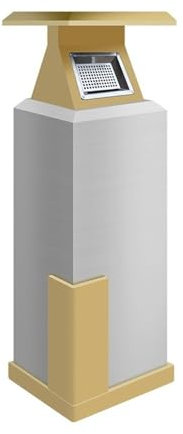 GLigeT Standaschenbecher Vertikale Aschesäule aus lackiertem Edelstahl, Zigarettenkippensammler, vertikale Rauchfass mit Zigarettenkippensäule Aschenbecher Outdoor/Aschenbecher (Size : B)
