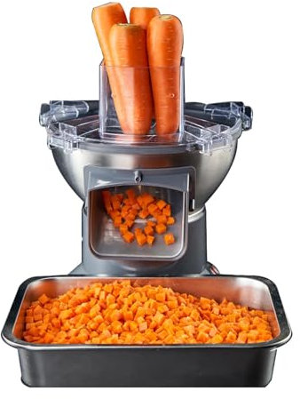 WBYDYS Cortador de Verduras Eléctrico 200W, Rallador de Verduras Eléctrico 3 en 1 con 3 Discos de Corte Motor Eficiente, Procesador de Alimentos para Verduras y Frutas, Rallador