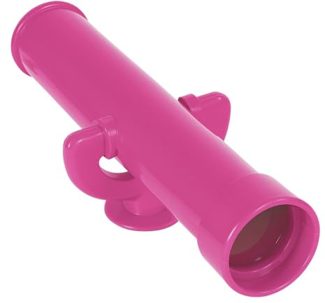 Kids Children's Toy Telescope Perfect for Climbing Frames, Tree House Play Dens Play House Garden Fun (Pink)