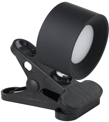 EGLO LED Wandleuchte innen Muraglie, Akku Wandlampe mit Wandhalterung, kabelloser Wandstrahler Touch dimmbar, aufladbar per USB, rund, Kunststoff in schwarz, warmweiß - kaltweiß