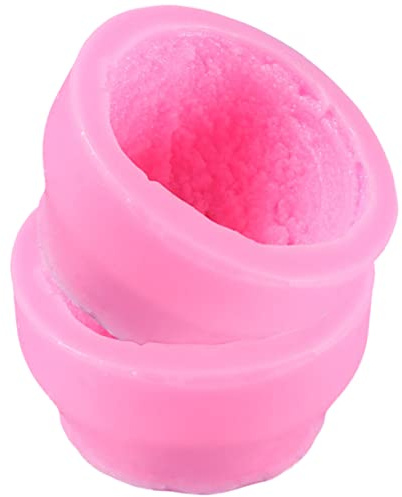 OSALADI 2 Piezas Moldes de Silicona para Helados y Postres para Tartas Desmontables y Decoración de Pasteles Color Rosa para DIY y Manualidades Casa