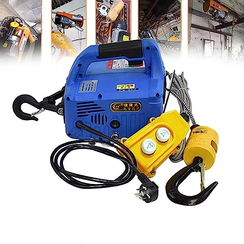 SXYKXYDL Palan électrique 200 kg, 300 kg, 500 kg, treuil électrique 3 en 1, méthodes de contrôle, palan électrique, treuil, câble, télécommande, Alimentation, Moteur