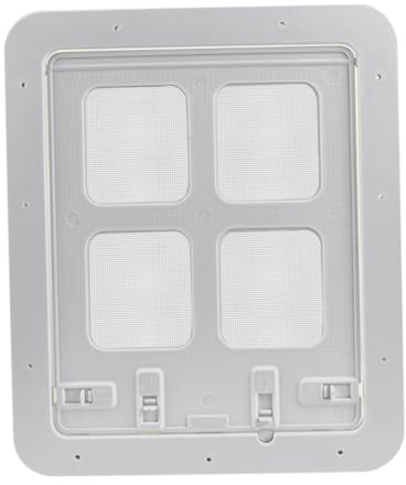 DOITOOL Energiesparende Pet Flap Tür mit Magnetverschluss Einfache Installation Robuste Fliegengitter Haustierklappe für Kleine Hunde und Katzen Vielseitig als Katzen Hundeklappe Geeignet