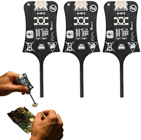 3xComprobador De Inductancia XA5 Para Placas Base-inductance Tester, Probador De Inductores Para Placas De Circuito, Dispositivo De Diagnóstico Para Reparación De Teléfonos Placass De Circuito (negro)