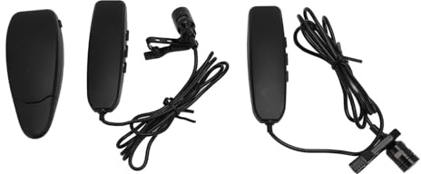 GOWENIC Microfono Lavalier Wireless Professionale con qualità Audio Superiore per Registrazioni Dal e Performance Sul Palco 1 Tows 2 2.4G