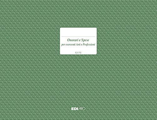 Edipro E2175 - Registro de contabilidad horarios y gastos 19 páginas numeradas F.To 31 x 24.5