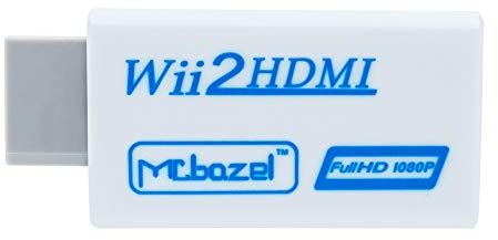 Mcbazel Wii HDMI Adapter Video Wii auf HDMI & 3.5mm für Audio, Wii HDTV Unterstützt alle Wii Display Modi: NTSC, 480i, 480p, PAL 576i, 720p, 1080p Wii Adapter