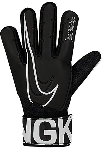Nike NK GK Match Jr-FA19 Soccer Gloves - Black/(White), 3