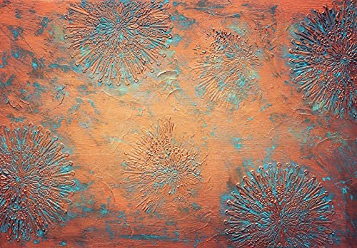 Fototapete Rost Metallisch Antik Metall Wohnzimmer Schlafzimmer Vlies Tapete Wandtapete Latexdruck UV-Beständig Geruchsfrei Hohe Auflösung (13961, V8 (368x254 cm) 4 Bahnen)