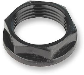 M20 Nylon LOCKNUT Black | Cable Management Gland LOCKNUTS Accessories, 1 X Qty - CB02610