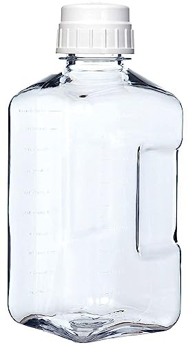 Nalgene Sustain Tritan BPA-Free Growler Bottle Made with Material Derived from 50% Plastic Waste, 64 OZ, Clear
