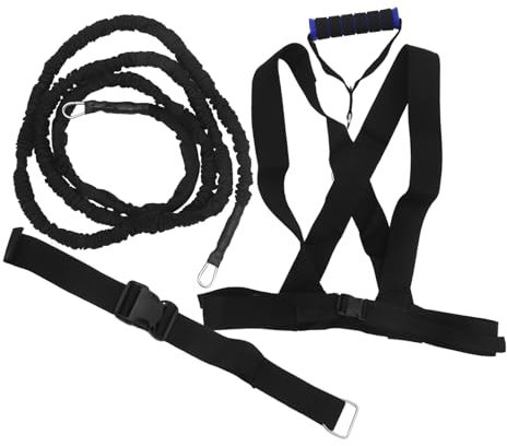 POPETPOP Corde à Résistance Double Latex Naturel pour Course Et Sauts Entraînement Dynamique Et Souplesse Élastique Musculation Ajustable pour Fitness Sport Couleur Aléatoire
