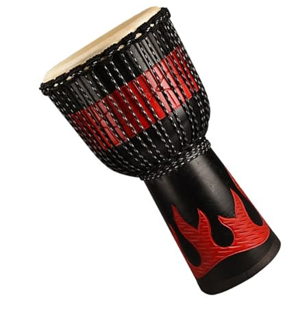 Djembe Trommel Standardmäßige 12-Zoll-afrikanische Trommel Mit Mahagonikorpus, Professionelle Afrikanische Handtrommel (Color : C)