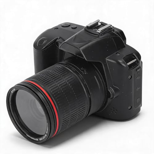 4K Digitalkamera, Digitalkamera 3 Zoll IPS Bildschirm 4K 64 MP 16 facher Digitalzoom Nachtsicht Dual Kameras Camcorder mit Speicherkarte (128G)