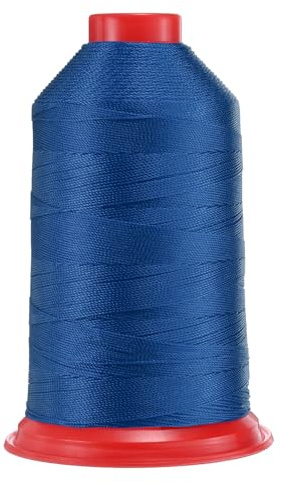 QUARKZMAN 962 Yardas Hilo de Coser de Nylon Unido Tamaño 630D/3 Azul Zafiro